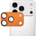 Protector complet pentru lentilele camerei, din metal și sticlă securizată iPhone 17 Pro Imak - portocaliu