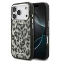 Husă iPhone 17 Pro Karl Lagerfeld IML Leopard - compatibilă MagSafe - maro