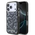 Husă iPhone 17 Pro Karl Lagerfeld IML Leopard - compatibilă MagSafe - Gri