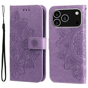 Husă Portofel iPhone 17 Pro - Mandala - Violet