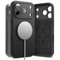 Husă iPhone 17 Pro Max/18 Pro Max - Ringke Liquid Silicone MagSafe - Negru
