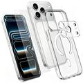 Set de protecție 3-în-1 iPhone 17 Pro Max - Compatibil cu MagSafe - Transparent