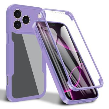 Husă iPhone 17 Pro Max - 360 Protection - Violet / Clar