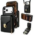 Husă iPhone 17 Pro Max All-in-One cu portofel și curea