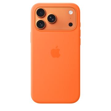 Husă Silicon iPhone 17 Pro Max cu MagSafe - Apple MGFL4ZM/A - Portocaliu