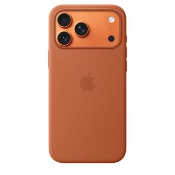 Husă Silicon iPhone 17 Pro Max cu MagSafe - Apple MGFQ4ZM/A - teracotă