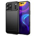 Husă TPU Brushed iPhone 17 Pro Max - Fibră de Carbon