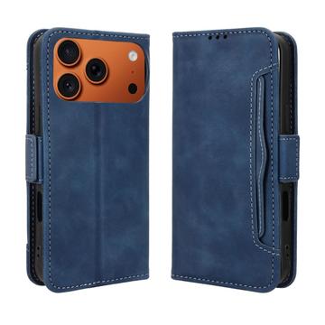 Husă portofel pentru card iPhone 17 Pro Max - Albastru