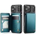 iPhone 17 Pro Max Caseme C22 Case RFID Card Wallet - Verde