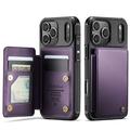 iPhone 17 Pro Max Caseme C22 Case RFID Card Wallet - Violet