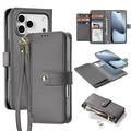 Husă portofel din piele cu husa magnetica iPhone 17 Pro Max Dux Ducis Lawa