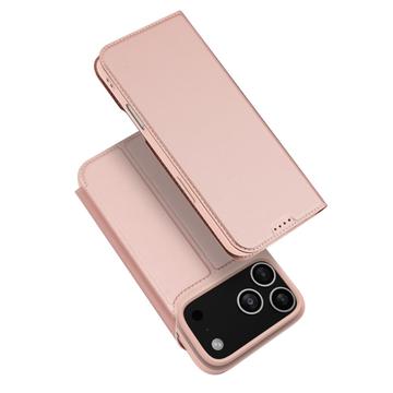 Husă Flip iPhone 17 Pro Max - Dux Ducis Skin Pro - Roz