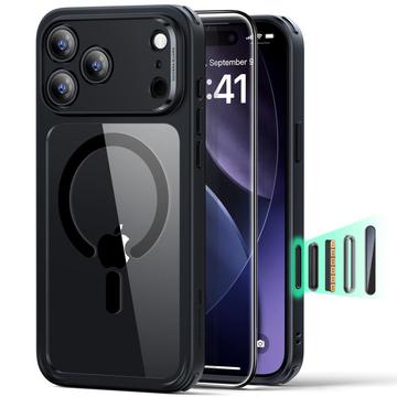 Set hibrid iPhone 17 Pro Max ESR HaloLock MagSafe Classic - Transparent Negru
