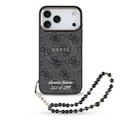 Husă iPhone 17 Pro Max Guess 4G Strap Limited Edition - compatibilă MagSafe - Negru
