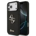 Husă iPhone 17 Pro Max - Guess Fixed Glitter 4G Metal Logo