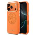 Husă iPhone 17 Pro Max Guess Perforated 4G Logo - Compatibilă cu MagSafe - Portocaliu
