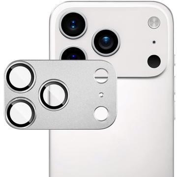 Protector complet pentru lentilele camerei, din metal și sticlă securizată iPhone 17 Pro Max Imak - argintiu
