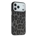 Husă hibridă magnetică cu imprimeu de leopard iPhone 17 Pro Max Jaucase