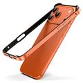 iPhone 17 Pro Max Bumper metalic cu margini ridicate - portocaliu
