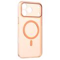 Husă iPhone 17 Pro Max Momax CaseForm Lite MagSafe - portocaliu transparent