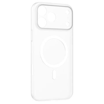 Husă iPhone 17 Pro Max Momax CaseForm Lite MagSafe - alb transparent