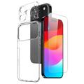 Set de protecție 3 în 1 iPhone 17 Pro Max Northjo - Transparent