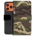Husă Portofel Premium - iPhone 17 Pro Max - Camo