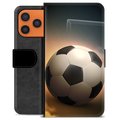 Husă Portofel Premium - iPhone 17 Pro Max - Fotbal