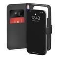 iPhone 17 Pro Max Puro Husă portofel cu 2 sloturi pentru carduri - Negru