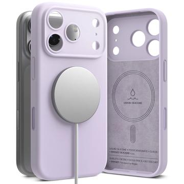 Husă iPhone 17 Pro Max - Ringke Liquid Silicone MagSafe - Violet Deschis