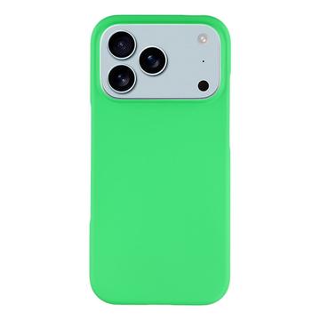 Husă Plastic Cauciucat iPhone 17 Pro Max - Verde
