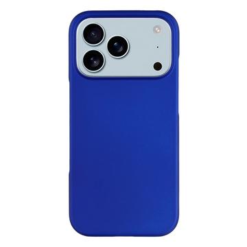 Husă Plastic Cauciucat iPhone 17 Pro Max - Albastru