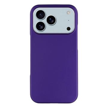 Husă Plastic Cauciucat iPhone 17 Pro Max - Violet