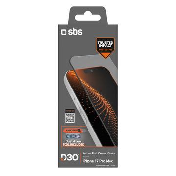 Protector de ecran din sticlă temperată cu ramă iPhone 17 Pro Max SBS D3O Active Full Cover