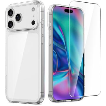 Husă TPU și Geamuri Protecție Ecran iPhone 17 Pro Max - Saii 2-în-1