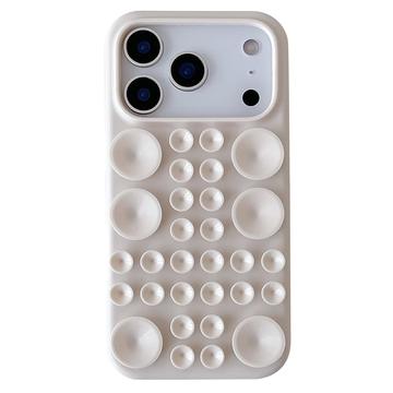 Husă din silicon cu ventuză iPhone 17 Pro Max - Alb antic