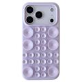 Husă din silicon cu ventuză iPhone 17 Pro Max - violet deschis