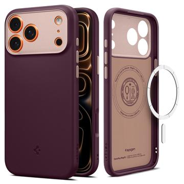 Husă iPhone 17 Pro Max Spigen Nano Pop MagFit - Fasole Burgundy