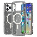 Husă Hibrid iPhone 17 Pro Max - Stylish Glitter - Compatibil MagSafe - Negru
