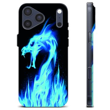 Husă TPU - iPhone 17 Pro Max - Dragon din Foc Albastru