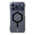 Husă iPhone 17 Pro Max Tactical MagForce Hexagon - Compatibilă cu MagSafe - Negru / Transparent