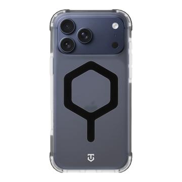 Husă iPhone 17 Pro Max Tactical MagForce Hexagon - Compatibilă cu MagSafe - Negru / Transparent