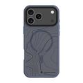 Husă Hybrid iPhone 17 Pro Max Tactical MagForce Hyperstealth Sika - compatibilă cu MagSafe - Albastru intens