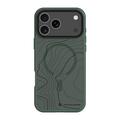 Husă Hybrid iPhone 17 Pro Max Tactical MagForce Hyperstealth Sika - compatibilă cu MagSafe - Verde Pădure