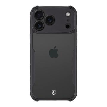 Husă cu colțuri ranforsate iPhone 17 Pro Max - Tactical Quantum Stealth - transparentă / neagră