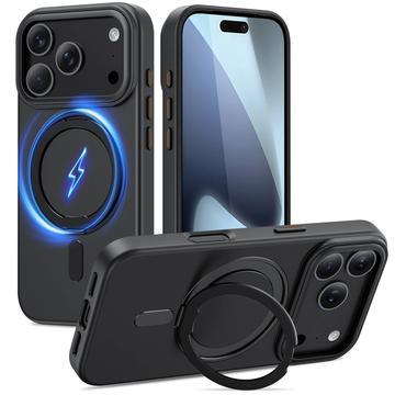 Husă MagSafe iPhone 17 Pro Max Tech-Protect MagRing - Negru mat