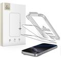 Protector de ecran din sticlă călită iPhone 17 Pro Max Tech-Protect Quick Set+ 2-Pack - Transparent