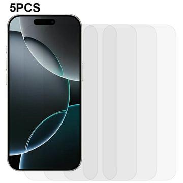 Protector de ecran din sticlă călită iPhone 17 Pro Max - 9H - Case Friendly - 5 Buc. - Transparent