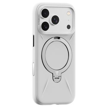Husă MagSafe iPhone 17 Pro Max Torras Ostand Q Pro - Fildeș
