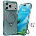 Husă MagSafe pentru iPhone 17 Pro Max Torras Ostand Q3 Air - Verde